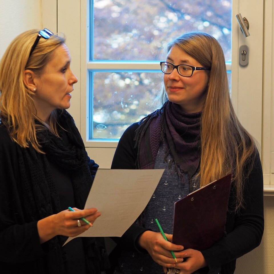 Weiterbildung Mitarbeitende im Gespräch