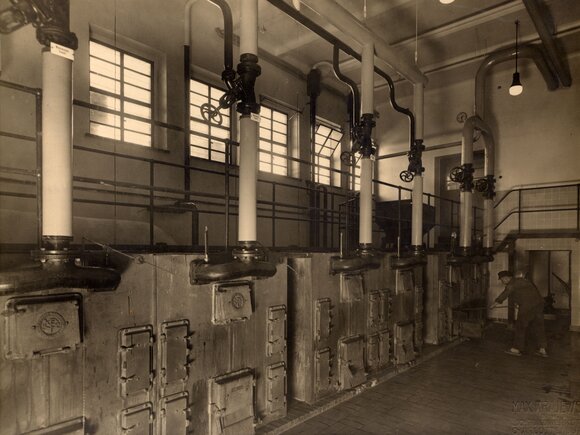 Heizkraftwerk des Antoniuskrankenhaus, heutige Mensa der KHSB