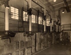 Heizkraftwerk des Antoniuskrankenhaus, heutige Mensa der KHSB