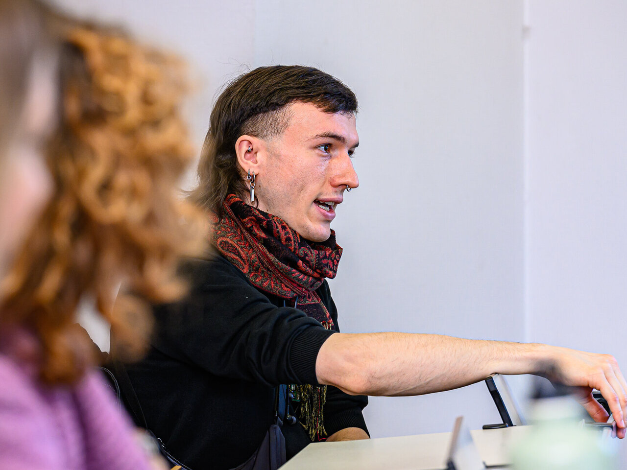 Studierende der KHSB im Seminar.