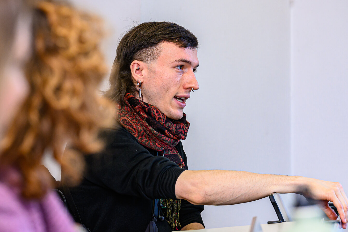 Studierende der KHSB im Seminar.