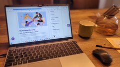 Symbolbild: Motivational Monday steht auf Laptopbildschirm 