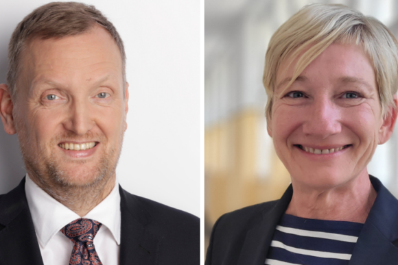 Prof. Dr. Christian Bernzen und Prof. Dr. Katja Robinson