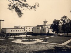 Eine historische Aufnahme des St. Antonius-Krankenhauses.