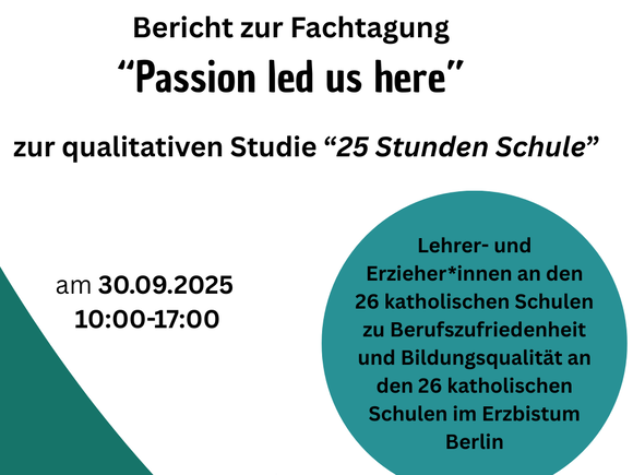 Das Titelbild vom Tagungsvideo zur Fachtagung "Passion led us here"