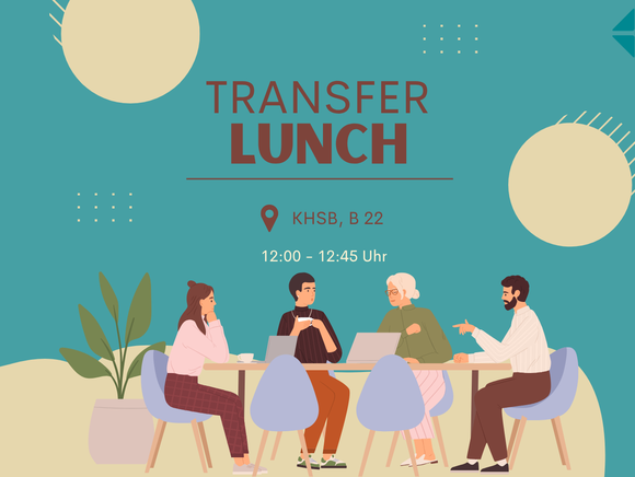 mehere Personen sitzen um einen Tisch herum und scheinen angeregt zu diskutieren.