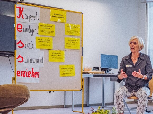 Regina Schöpe-Wagner beim Fachtag des KSES