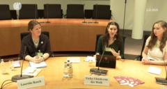 Die 7. Sitzung der Kommission zur Wahrnehmung der  Belange der Kinder (Kinderkommission) im Bundestag mit Laurette Rasch (KHSB)