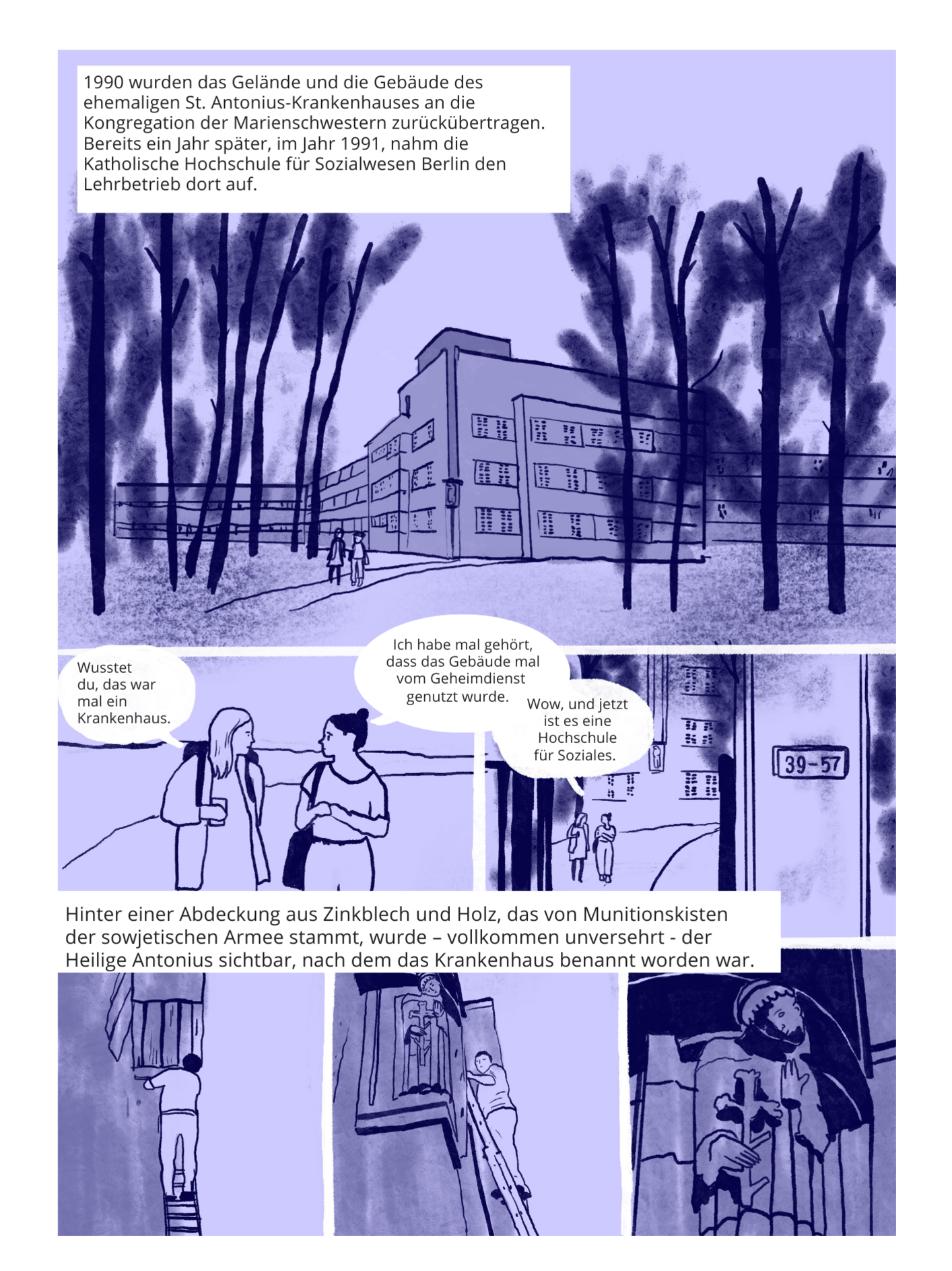  Comic Geschichte des Hochschulgebäude der KHSB