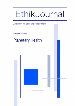 Cover des EthikJournals 1/2026 Planetary Health