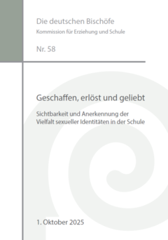 Cover DBK Veröffentlichung "Geschaffen, erlöst und geliebt"