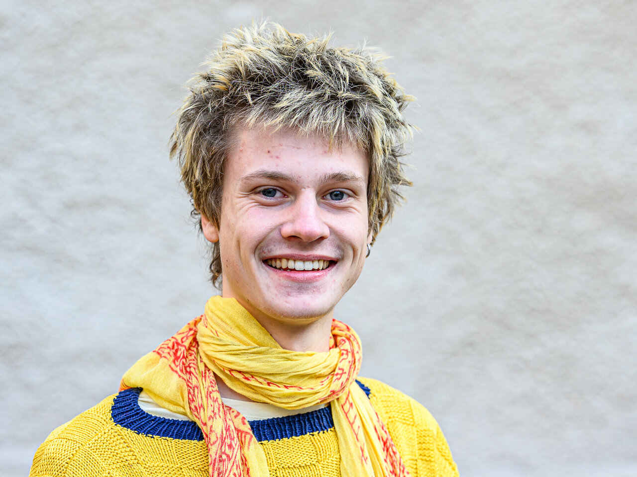Studierende Person, Potraitaufnahme