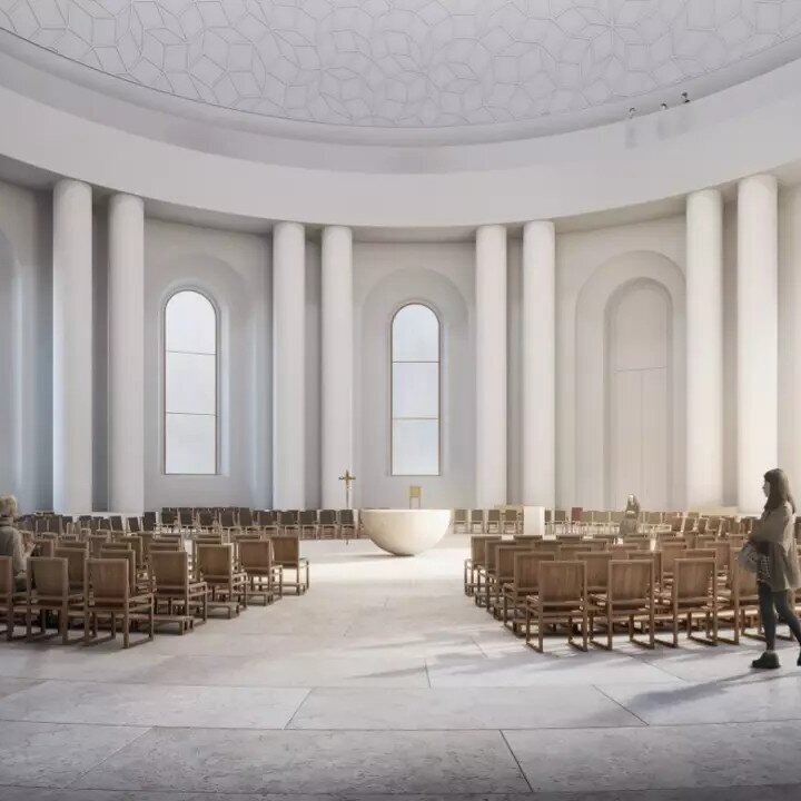 Visualisierung Oberkirche St. Hedwigs Kathedrale Berlin Erzbistum