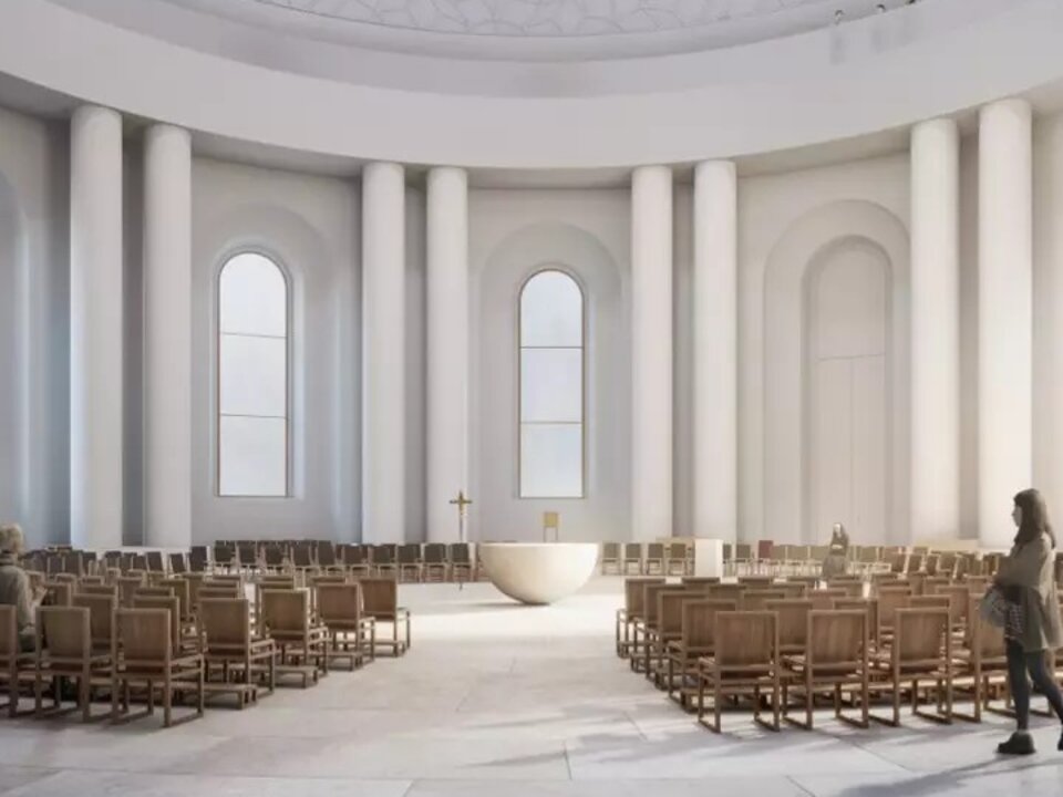 Visualisierung Oberkirche St. Hedwigs Kathedrale Berlin Erzbistum