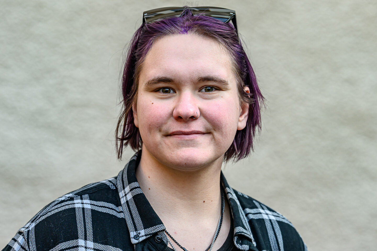 Studierende Person, Potraitaufnahme