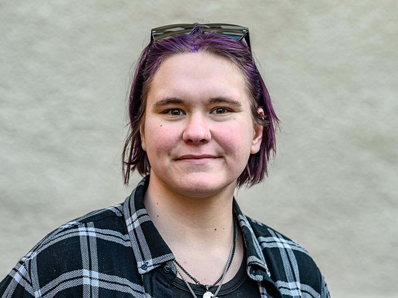 Studierende Person, Potraitaufnahme