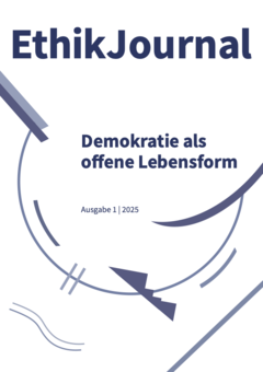 Cover des EthikJournals 1/2025