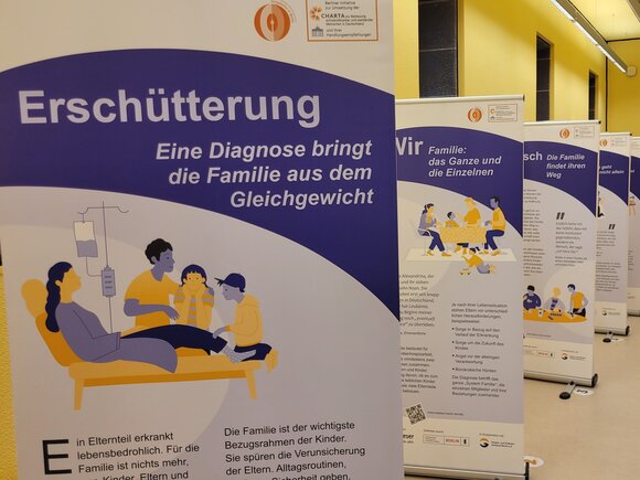 Aufsteller in Aula KHSB 