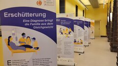 Aufsteller in Aula KHSB 