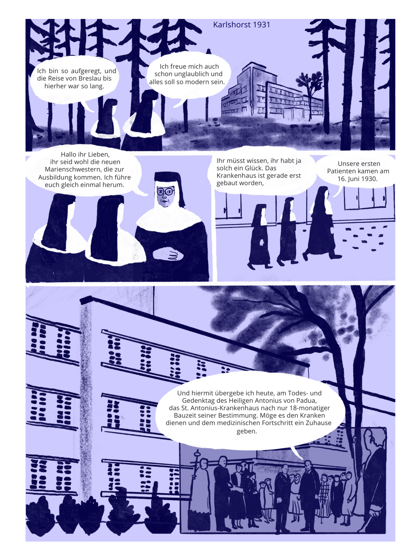  Comic Geschichte des Hochschulgebäude der KHSB