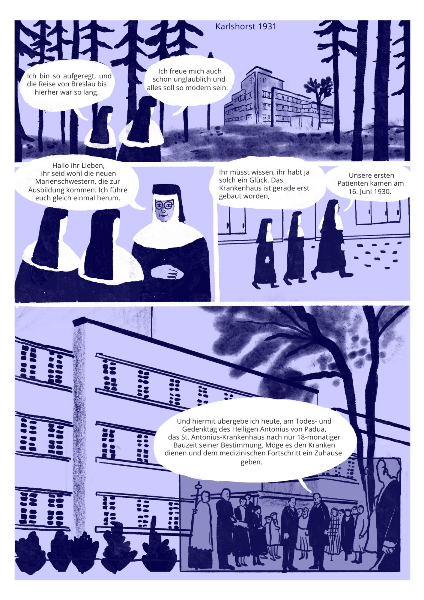  Comic Geschichte des Hochschulgebäude der KHSB