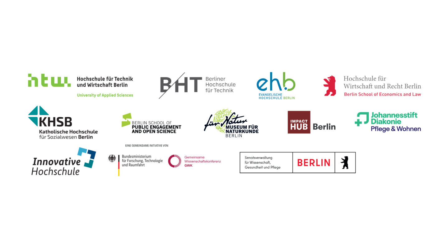 Logos aller Projektpartner und Fördermittelgeber