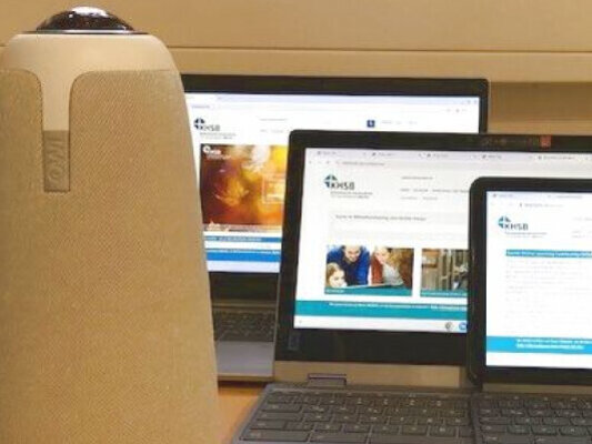 Laptops mit Konferenzkamerasysteme Meeting Owl