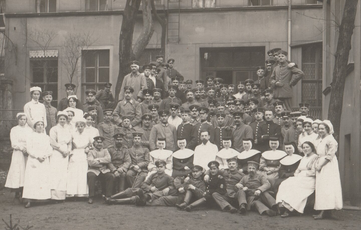 Kriegslazarett Marienkrankenhaus 1917, Quelle: Nachfahren Paul Lazarus