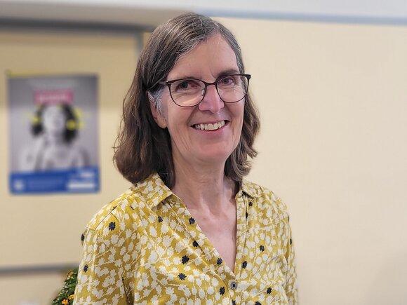 Christine Funk auf ihrer Verabschiedung