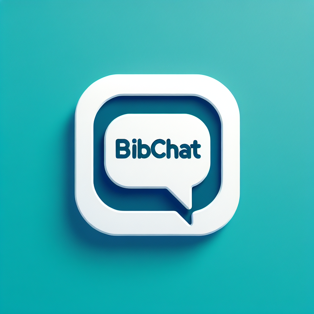 Button mit dem Text: BibChat