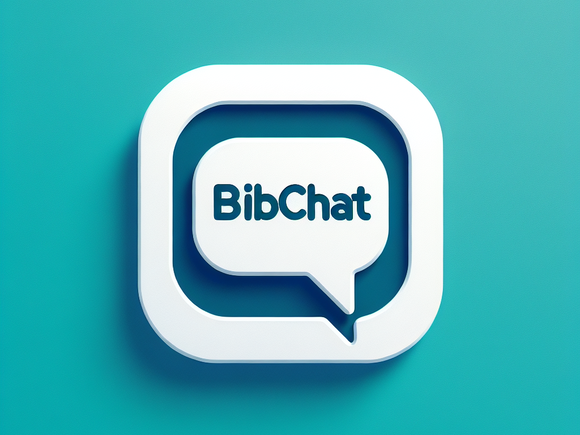 Button mit dem Text: BibChat