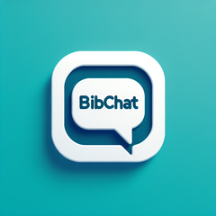 Button mit dem Text: BibChat