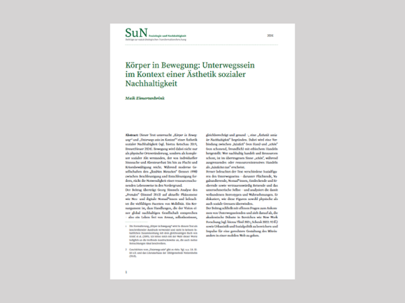 Deckblatt des Artikel 