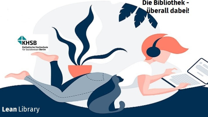 Ein Studierender recherchiert in häuslicher Umgebung im Internet und wird auf den Bestand der KHSB aufmerksam gemacht.