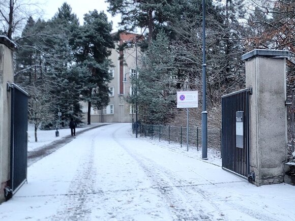 Verschneiter Sozialer Bildungscampus