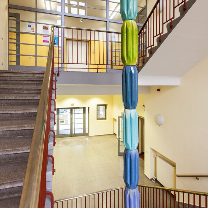 Diagonale Treppenkunstwerk von Dorothea Nold