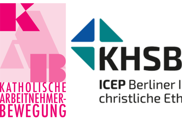Logos der KAB und des ICEP