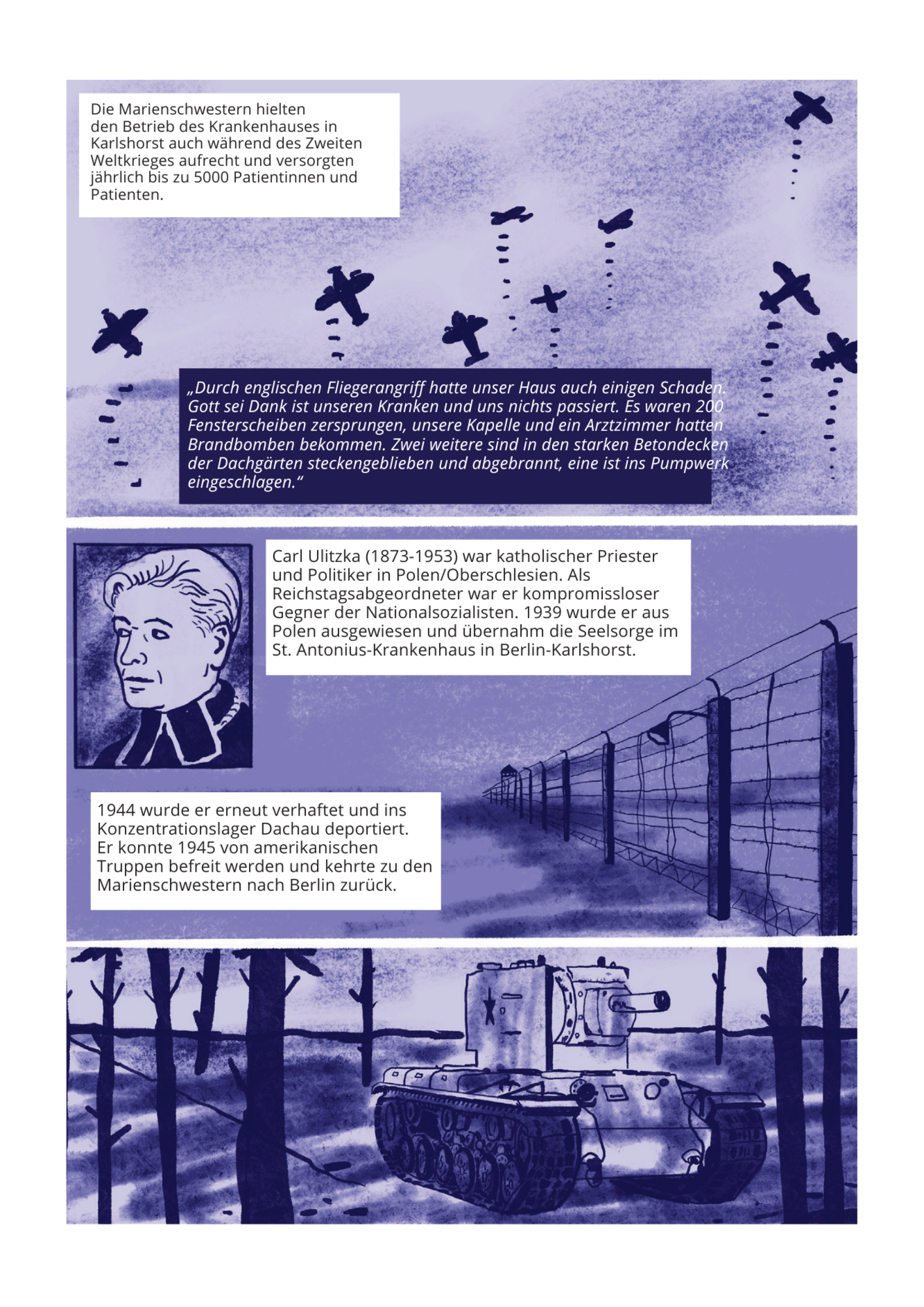 Comic Geschichte des Hochschulgebäudes der KHSB