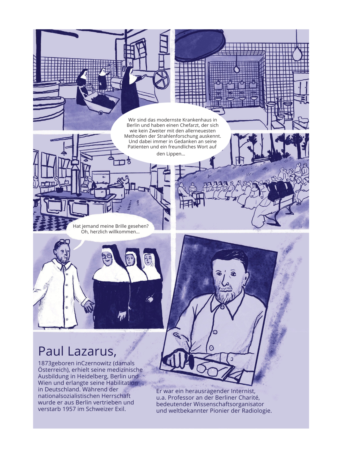 Comic Geschichte des Hochschulgebäudes der KHSB