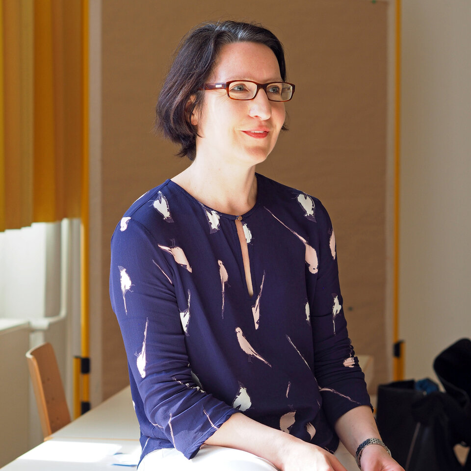 Prof. Dr. Ulrike Brizay in einem Seminar
