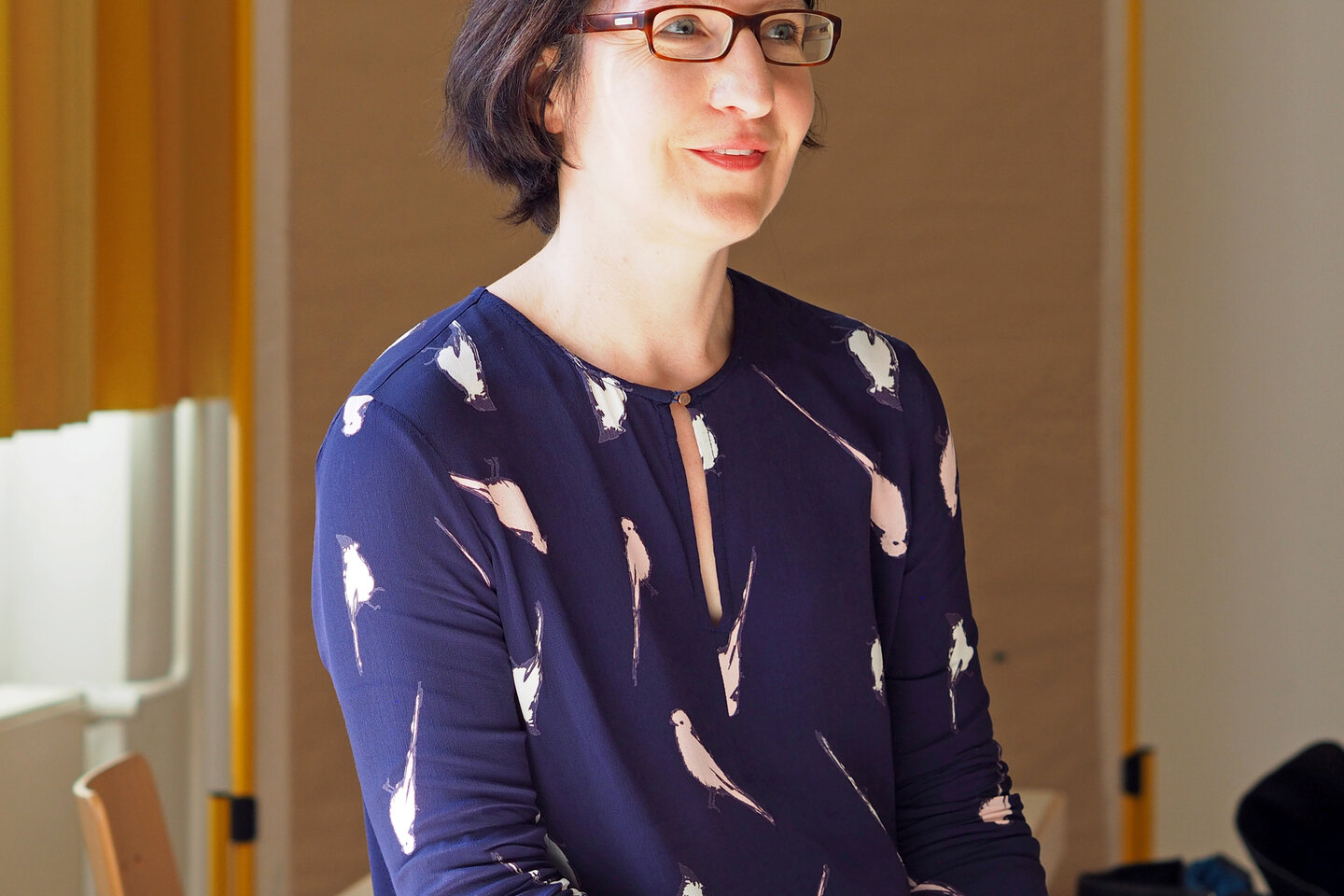 Prof. Dr. Ulrike Brizay in einem Seminar