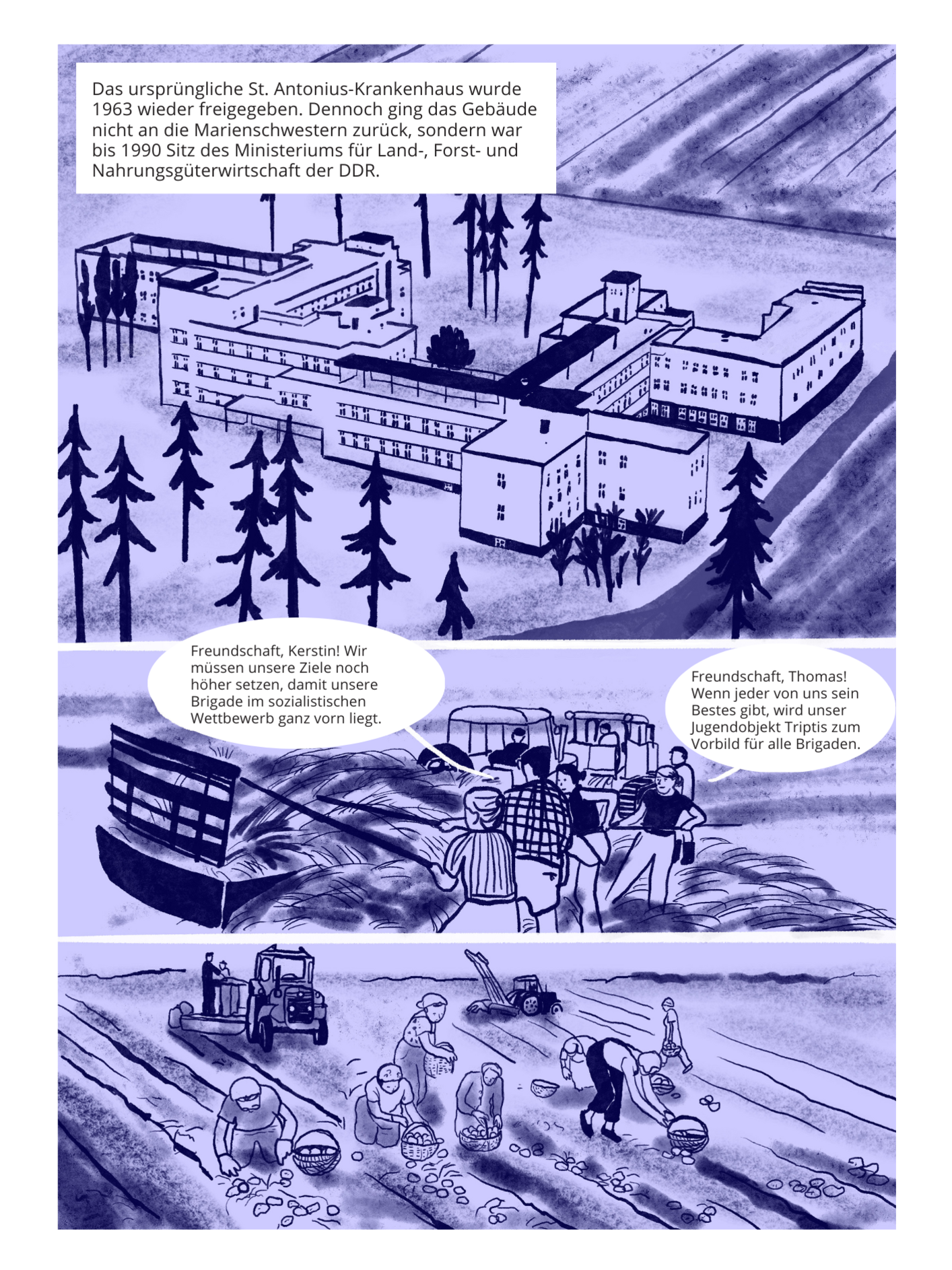 Comic Geschichte des Hochschulgebäude der KHSB