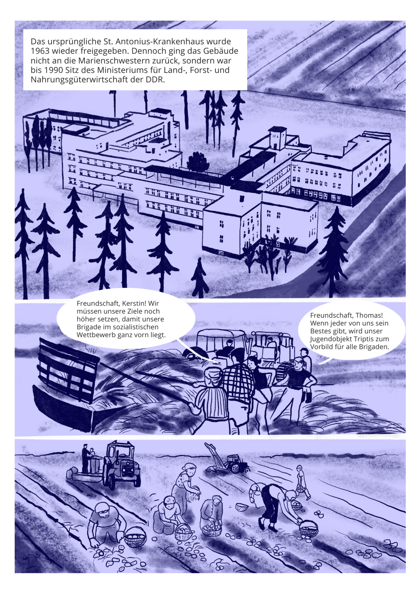  Comic Geschichte des Hochschulgebäude der KHSB