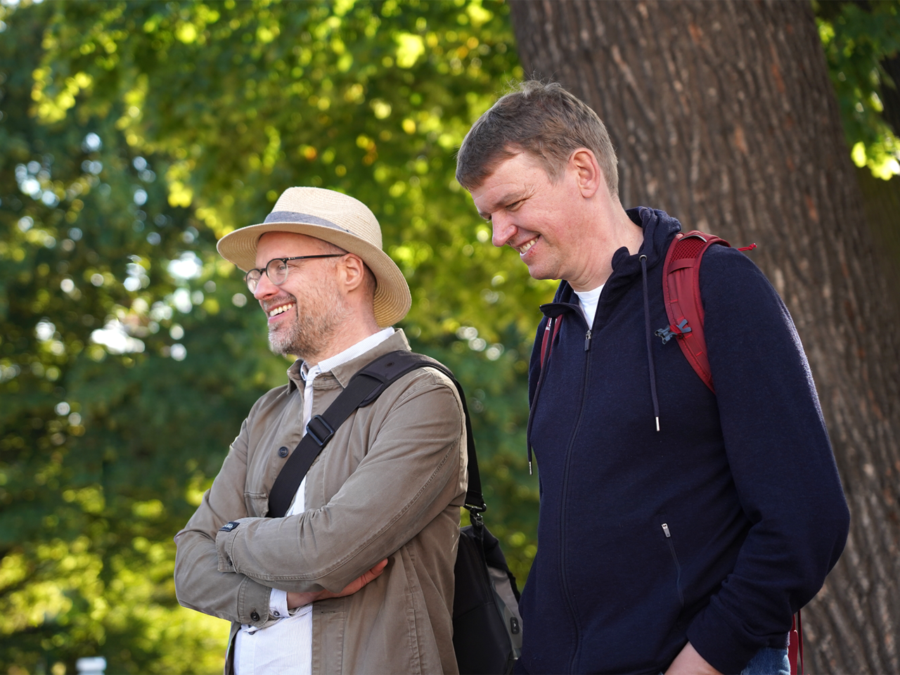 Kollegen der Hochschule auf dem Betriebsausflug