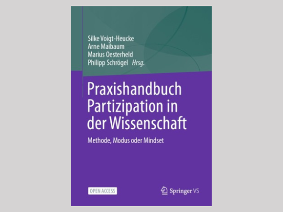 Cover Praxishandbuch Partizipation in der Wissenschaft